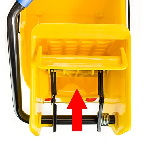 RK Safety RKMB Commercial Mop Bucket Combo-36QT -Yellow