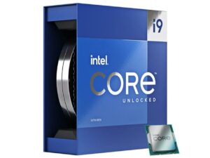 new intel 13th gen raptor lake core i9-13900k cpu upto 5.8ghz boost speed best gaming cpu overclocking features for z790 mb rtx 4090 card bx8071513900k + best notebook stylus pen light (13th gen i9)