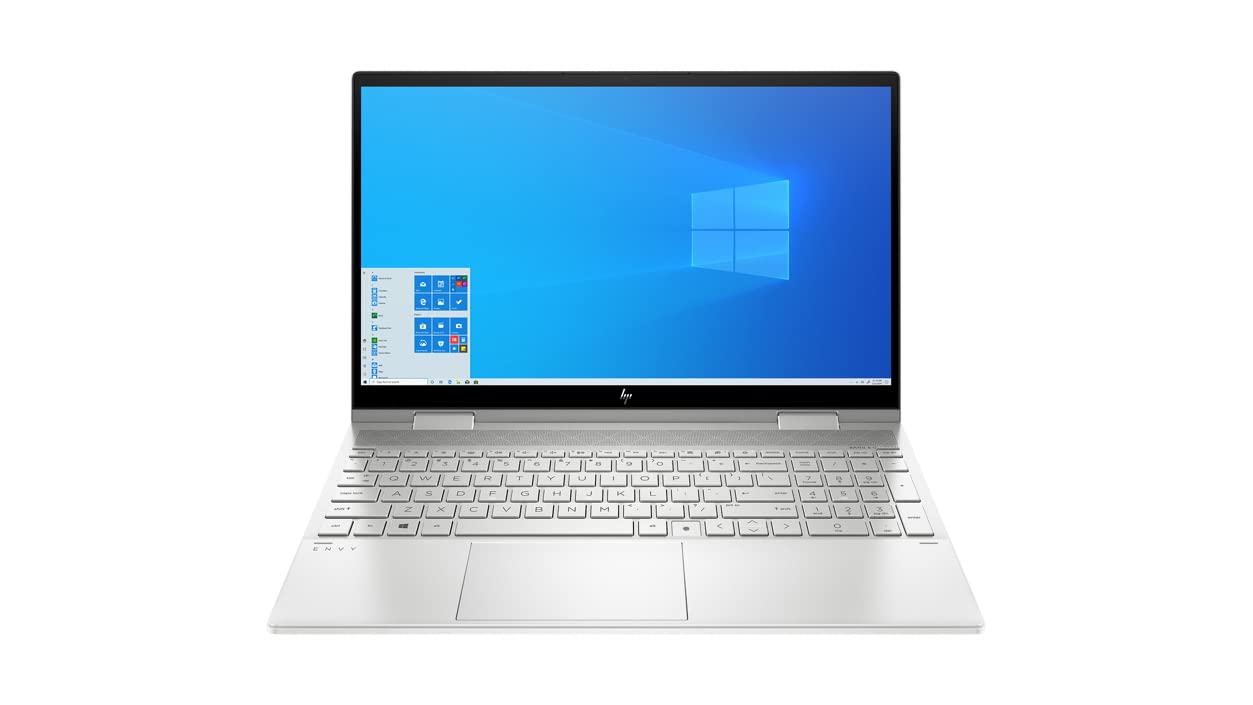 HP 2022 Envy X360 15.6" FHD Touchscreen 2-in-1 Laptop Intel Quad-Core I5-1135G7 Iris Xe Graphics 32GB RAM DDR4 1TB NVMe SSD USB C WiFi AX HDMI2.0 Backlit Keyboard Windows 11 Home Silver w/RE USB