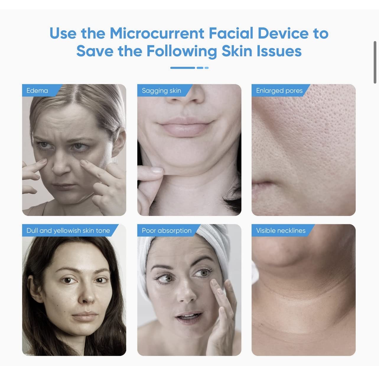 Microcurrent Facial Device-5 Minute face Lift- Microcurrent Facial Toning -Anti-Wrinkle Skin Care Tool for Rejuvenation- Age Spot and Fine Line Reducer face Contour Toner-Microcurrent Toning