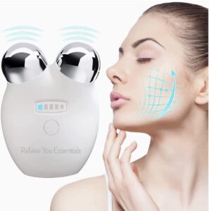 microcurrent facial device-5 minute face lift- microcurrent facial toning -anti-wrinkle skin care tool for rejuvenation- age spot and fine line reducer face contour toner-microcurrent toning