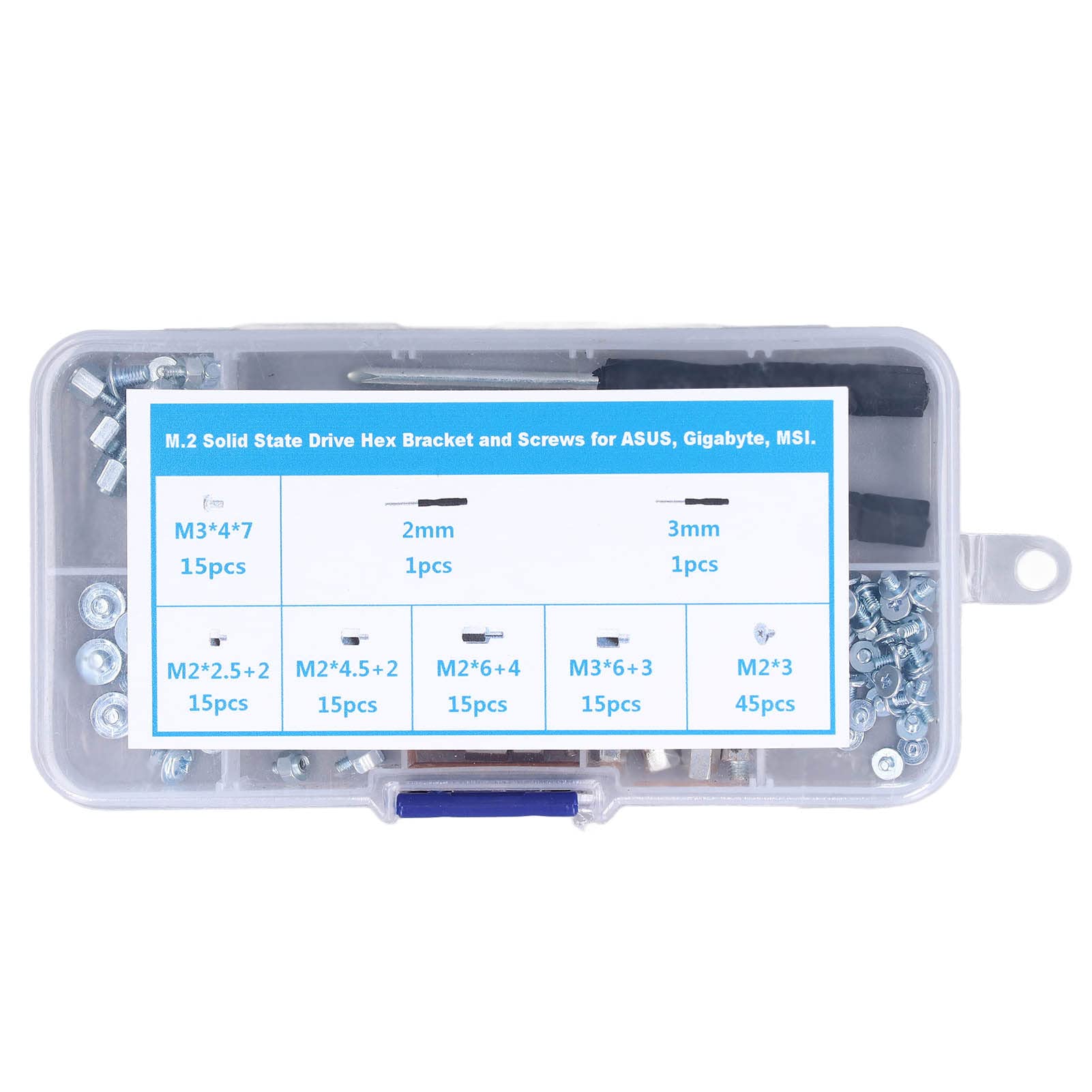 Repair Screwdriver, Practical Carbon Steel High Hardness Hex Screw Bracket Multifunctional for Motherboard Mounting