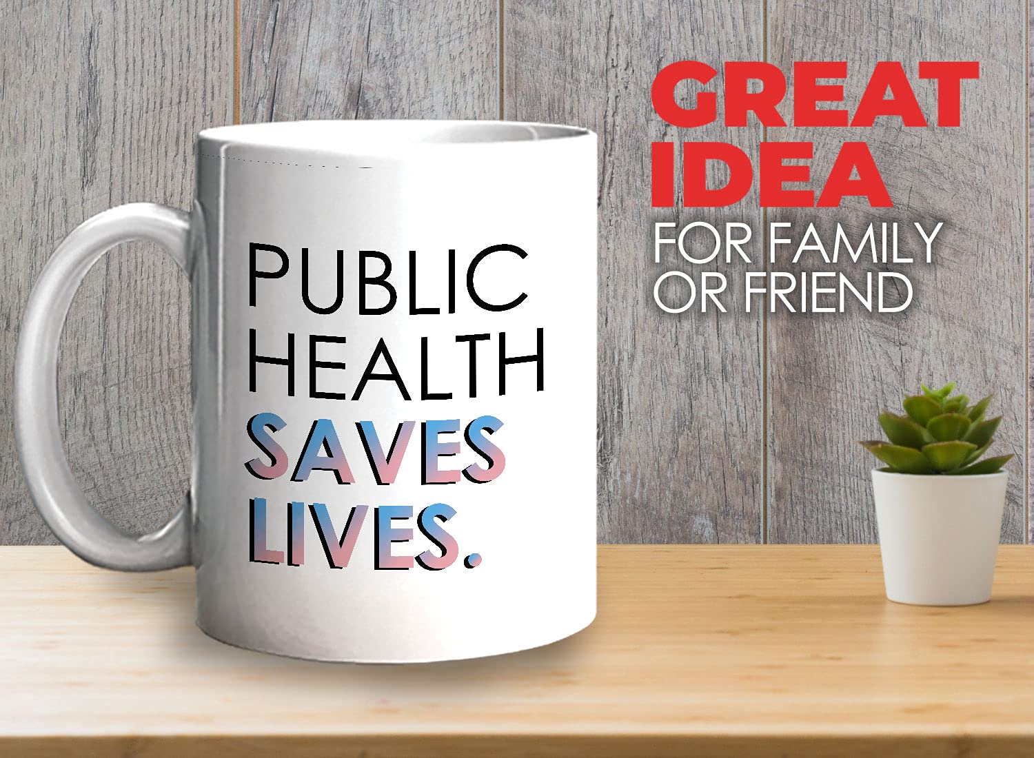 Apular Nurse Coffee Mug - Public Health Saves Lives - Hospital Healthcare Healthy Medicine Medical Epidemiology Science Lab Tech cinate 11oz White