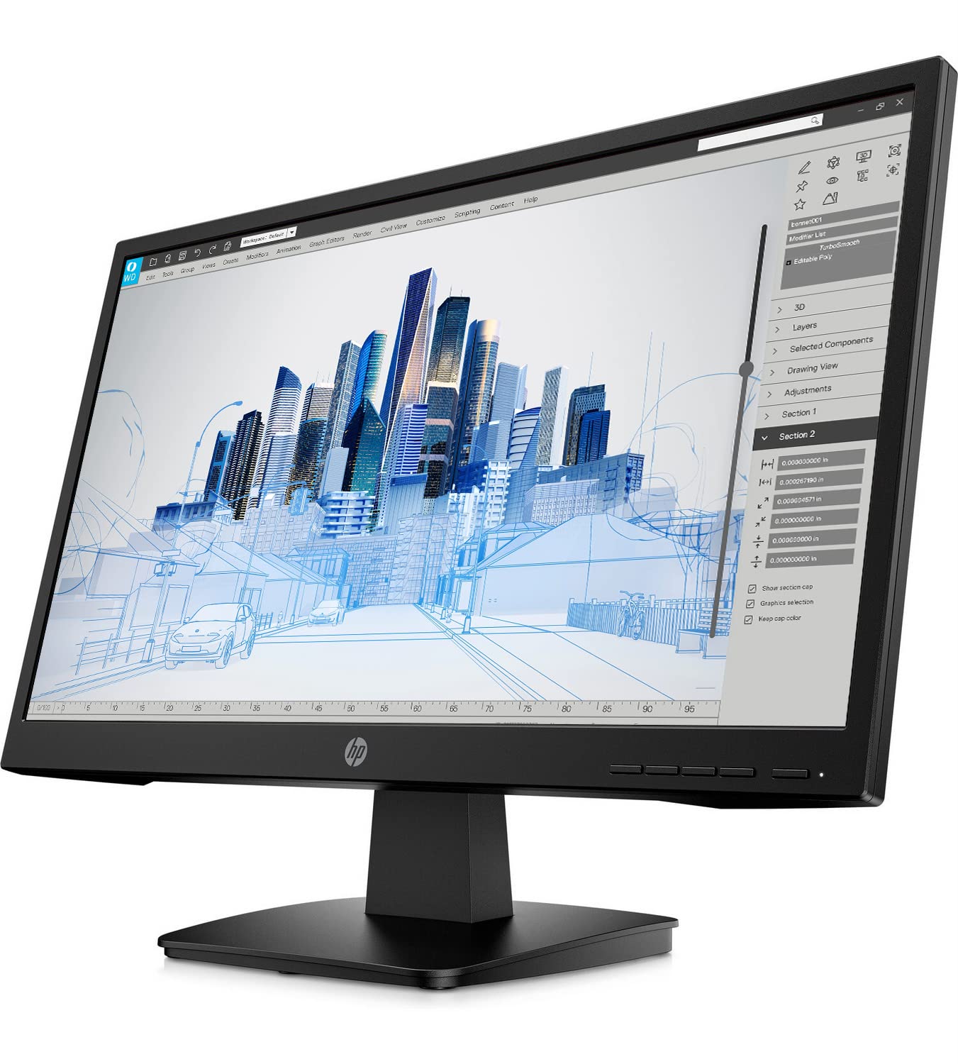 HP Newest P22va G4 Business Monitor, 21.5" Full HD (1920 x 1080) Anti-Glare Display, Onscreen Control, Low Blue Light Mode, HDMI, VGA, VESA Mount, Black (Renewed)