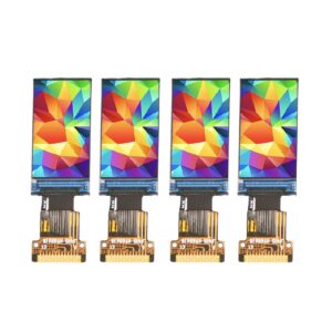 IPS Display Screen, 4pcs ST7735S Drive Fast Response 0.96 Inch TFT Screen for STM32 Controller Board