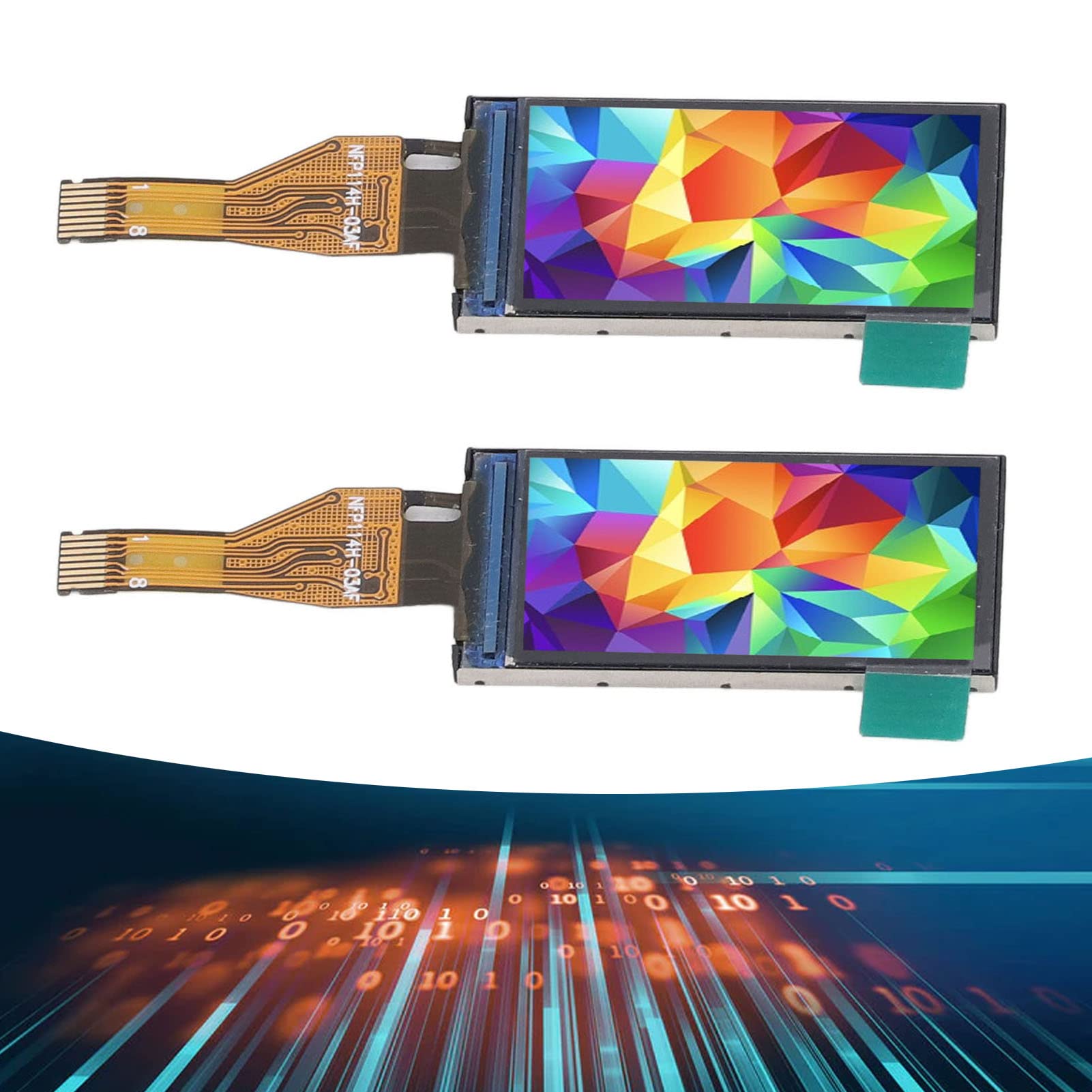 IPS Display Module ST7789V Low Power Drive 135x240 Resolution IPS Display Module Saturated Fast Response Thin 2pcs SPI Interface for Controller Board