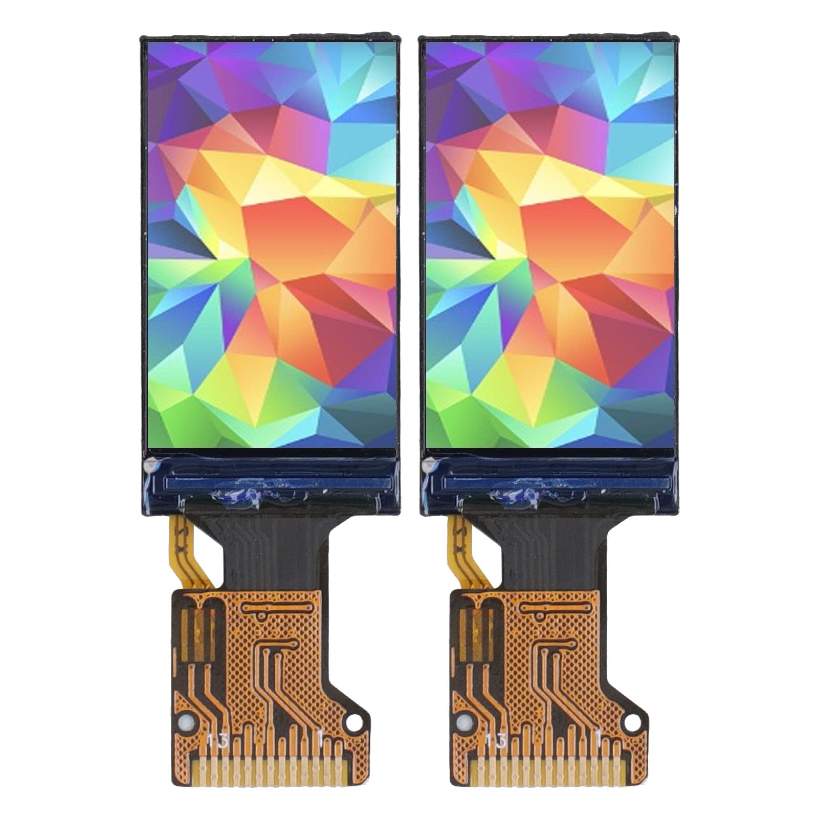 IPS Screen 2 Panel Easy Install LCD Display Energy Saving TFT CG9203 Drive SPI Connector 128x220 for Home Factory