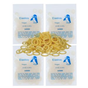 la miere 400 pack orthodontic elastics dental rubber bands intraoral elastic bands (medium, 5 oz, 5/16'' (8mm）)