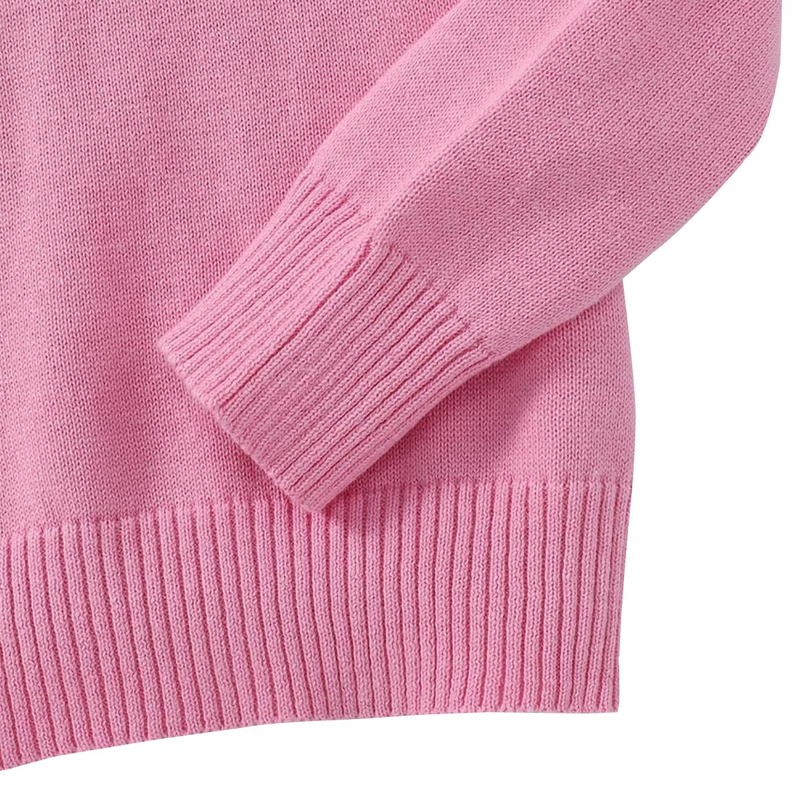 Toddler Baby Boys Knit Sweater Girls Pullover Sweatshirt Little Kids Long Sleeve Crew Neck Solid Casual Tops Winter Clothes Pink