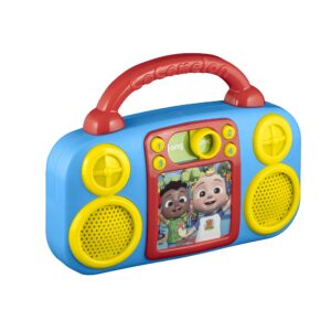 eKids Cocomelon Toy Music Player Includes Freeze Dance, Musical Toy for Toddlers with Built-in Nursery Rhymes for Fans of Cocomelon Toys and Gifts for Boys and Girls