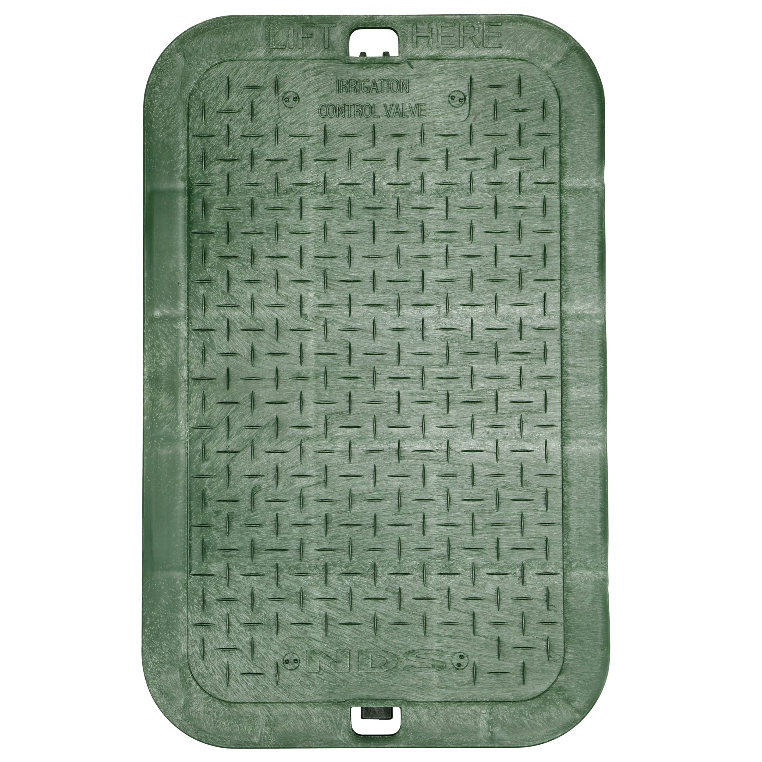 NDS D1000-SG Rectangular X 15 in. Valve, 10 in. Height, Black Box, Green ICV Cover, 10" x 15" B/G & Round 6 in. Valve Box and Cover, 9 in. Height, Black Box, Green ICV Cover