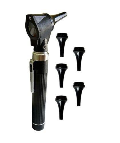 sainio Auriscope with Battery Handle Portable, Otoscope LED - White Light Pocket Scope