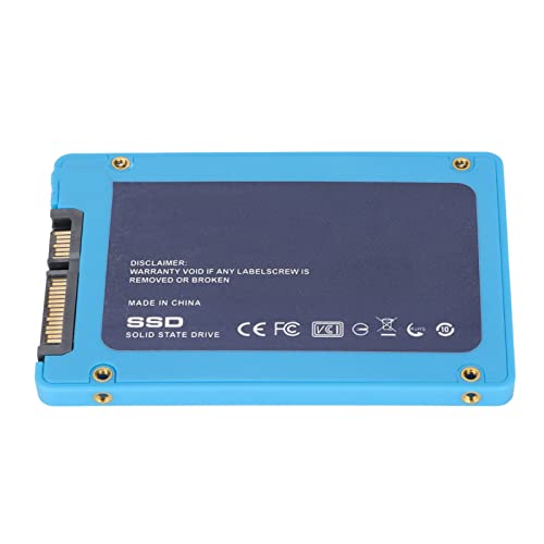 RTLR 2.5 Inch Internal SSD, Shock Resistant Improve Performance Ultra Low Power Consumption Blue SATAIII SSD for Computers for Home for Office