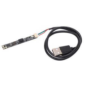 USB Camera Board, 1MP 720P 66° No Distortion Camera Module Black MJPEG for Restricted Locations. for Micro HD Monitoring