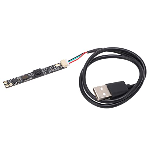 USB Camera Board, 1MP 720P 66° No Distortion Camera Module Black MJPEG for Restricted Locations. for Micro HD Monitoring