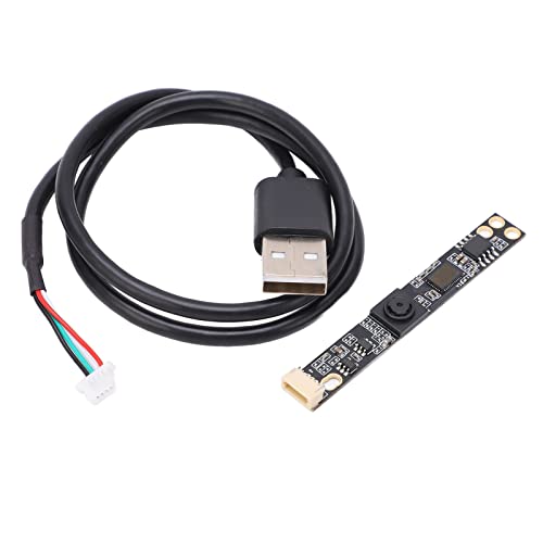 USB Camera Board, 1MP 720P 66° No Distortion Camera Module Black MJPEG for Restricted Locations. for Micro HD Monitoring