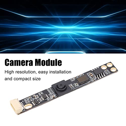 USB Camera Board, 1MP 720P 66° No Distortion Camera Module Black MJPEG for Restricted Locations. for Micro HD Monitoring