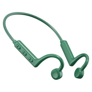 bone transmission air transmission earphone blue tooth, water proof sport earphone (green)