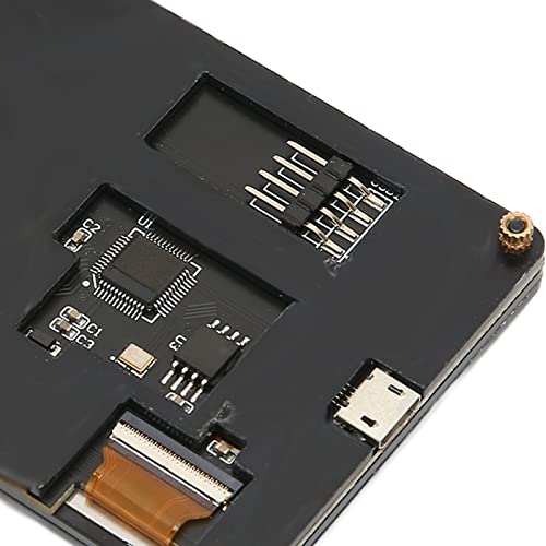 Computer Temp Monitor, 3.5in Screen 320x480 Stepless Brightness PC Temperature Display for CPU