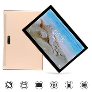 CUIFATI 10 Inch IPS HD Tablet, 4GB 64GB 10 Tablet, Learning Tablet with Dual SIM/Dual Speaker, MTK6592 Octa Core CPU for Entertainment (US Plug)