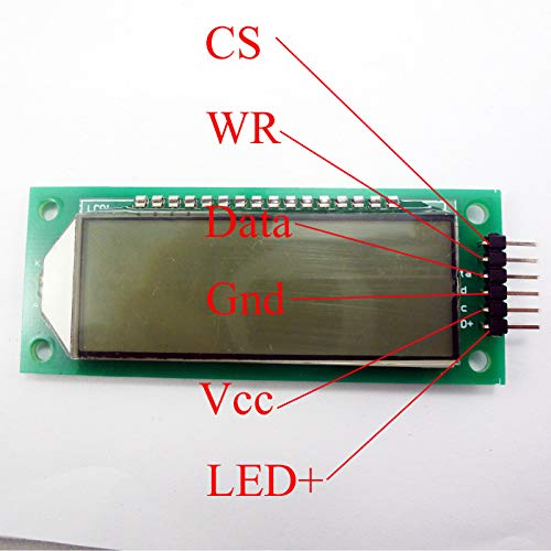 6Bit 7 Segment LED SPI Digital Tube LCD Display Controller Module with Example Code (4)