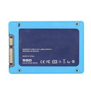 RTLR 2.5 Inch Internal SSD, Shock Resistant Improve Performance Ultra Low Power Consumption Blue SATAIII SSD for Computers for Home for Office