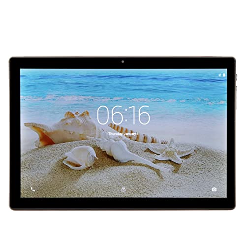 CUIFATI 10 Inch IPS HD Tablet, 4GB 64GB 10 Tablet, Learning Tablet with Dual SIM/Dual Speaker, MTK6592 Octa Core CPU for Entertainment (US Plug)