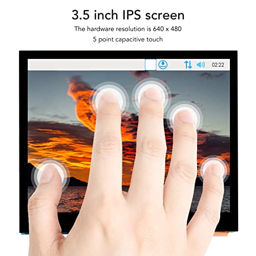 IPS Screen, 3.5 Inch Capacitive Touch Screen Double Touch Circuit 5 Point Touch for Tablet