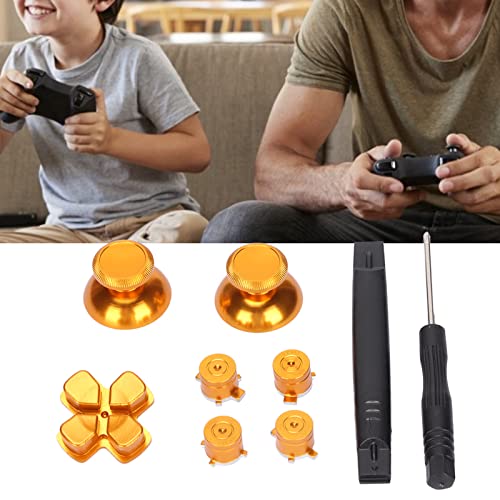 Full Buttons Set, Stylish Accurate Personalized Gamepad Buttons Aluminum Alloy for PS5 Game Controller