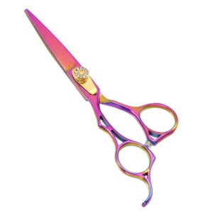 vocoste hair scissors, hair cutting scissors, barber thinning scissors, stainless steel razor, multicolor