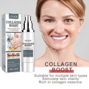 3Pcs EELHOE Collagen Boost Anti Aging Serum, EELHOE Collagen Anti-Wrinkle Cream, Voletas Collagen Boost Anti-Aging Serum