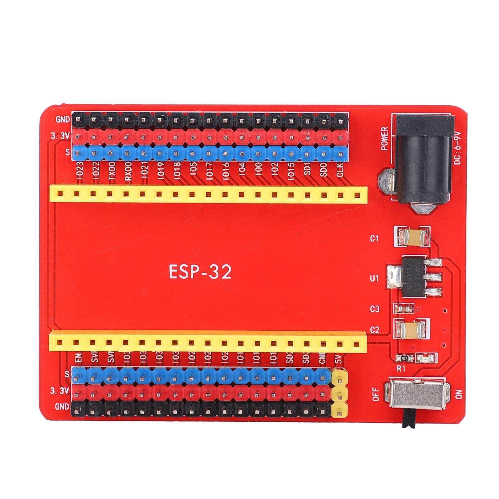 Development Adapter Board,ESP32?IO Development Expansion Board Module Programming Learning for Engineers Technicians