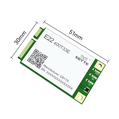 433MHz 470MHz Lora Wireless Module E22-400T33E 33dbm 12KM Mini PCI-e UART RS485 RS232 USB LBT RSSI Relay Networking