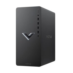 HP Victus 15L Gaming Desktop, AMD Ryzen 7 5700G Processor, AMD Radeon RX 6600XT, 32GB RAM, 1TB PCIe SSD + 2TB HDD, HDMI, DP, RJ45, Wi-Fi 6, Wired KB & Mouse, Windows 11 Home, Black