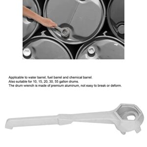 VINGVO Drum Wrench Safe Working Aluminum Alloy Wrench Portable Wide Application for 10 15 20 30 55 Gallons