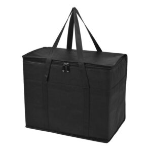 Insulated Grocery Bags, Collapsible Commercial Food Delivery Bag Reusable Picnic Cooler Bag for Food & Groceries Delivery Restaurants