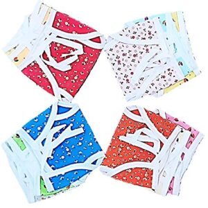 BlueQueen Baby's Cotton Cloth Diapers/Langot Washable and Reusable Nappies (Multicolour, 0-6 Months) Pack of 10 Pieces | Cloth Diapers Reusable for Boys and Girls, Baby Diaper