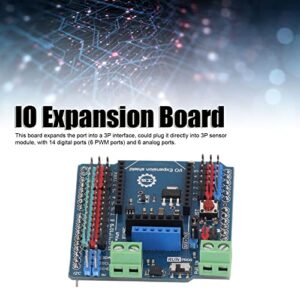 Sensor Expansion Board, Support Plug and Play External Power Supply 3P Communication Storage Interface IO Expansion Module for Controller