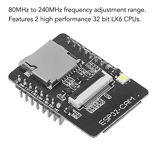 Kadimendium Camera Development Board, ESP32 CAM Development Module 2pcs Stable Working Easy Programming for DIY