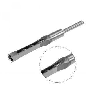 1/2 Inch Square Hole Drill Bit Woodworking Tools Auger Bit High-Carbon Steel Hollow Chisel Mortise Power Tool