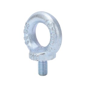 Lifting Ring Eye Bolt, Durable Anti Rust Q235 Steel Clear Thread Machinery Shoulder Eye Bolt 5PCS for Construction for Auto(M10)