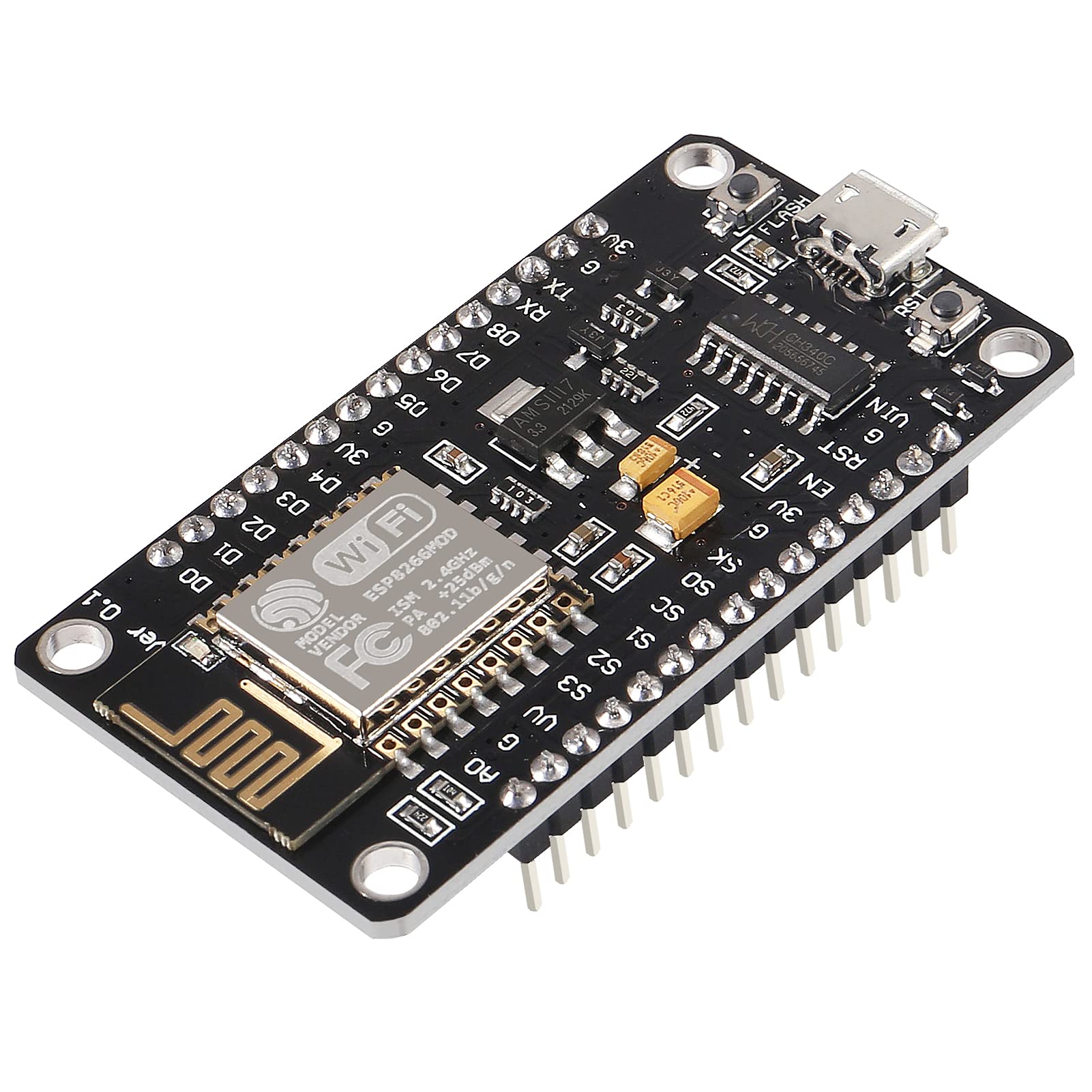 4PCS ESP8266 Development Board Internet WiFiNodeMCU LUA 4M Flash Serial Wireless Module CH340 Serial WiFi WLAN Communication