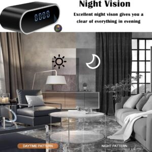 2024 New Hidden Camera Detector, No Audio, WiFi Nanny Camera for Home Office Indoor Surveillance Camera with Motion Detection, Night Vision