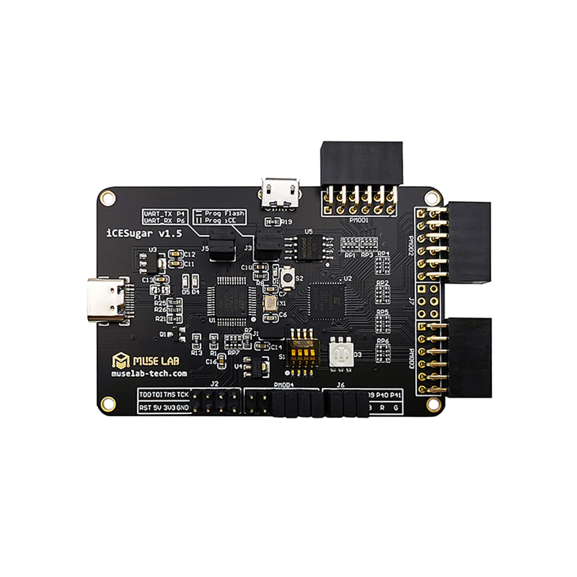 iCESugar FPGA Development Board Open Source RISC-V ICE40UP5k Icebreaker Fomu (FPGA and PMOD-AUDIO)