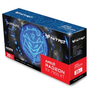 Sapphire 11323-01-40G Nitro+ AMD Radeon RX 7900 XT Vapor-X Gaming Graphics Card with 20GB GDDR6, AMD RDNA 3