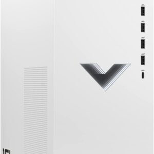 HP Victus 15L Gaming Desktop Computer Intel 12-core i7-12700F Processor 32GB RAM 1TB SSD Geforce RTX 3060 Ti 8GB Graphic with LHR Bluetooth USB-C Win11 White + HDMI Cable