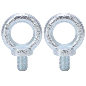 Lifting Ring Bolts, 2PCS Eyebolt Screws Large Bearing Capacity with Deep Thread for Marine for Machinery Devices(M20)