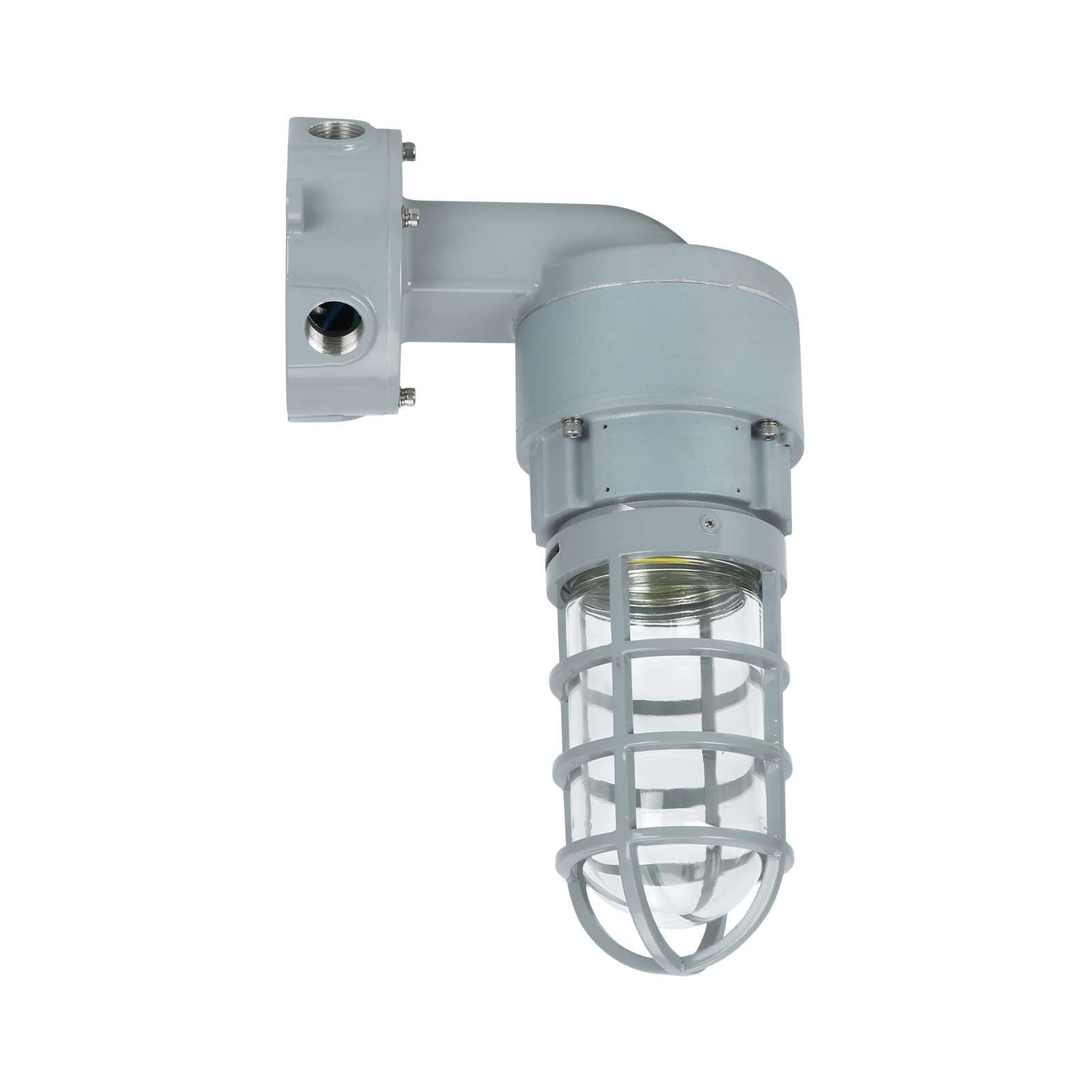 Sokply LED Explosion Vapor Proof Light UL844 Certified 30W 4200LM (120W HPS Eqv.), Class I Division II Hazardous Locations Industry Luminaires AC100-277V IP66 Waterproof, O Series