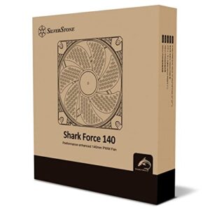 SilverStone Technology Shark Force 140 Performance Enhanced 140mm PWM Fan, SST-SF140B