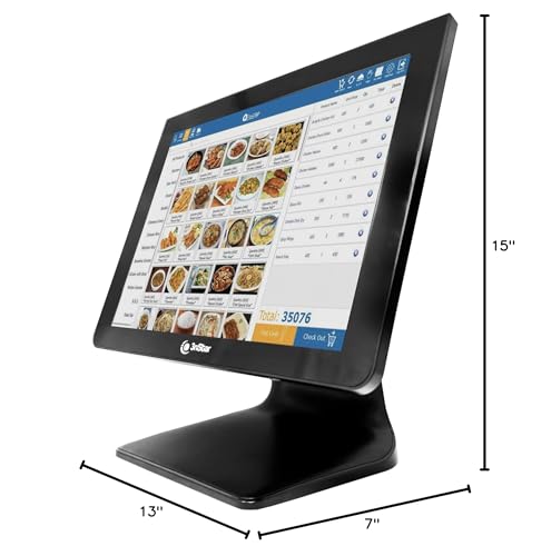 15" 10 Points Capacitive Touch Screen Monitor Bezel Free, VGA + HDMI - TCM010VH